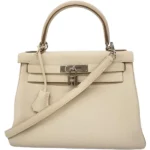 エルメス ケリー28 ハンドバッグ レザー Z刻印 シルバー金具