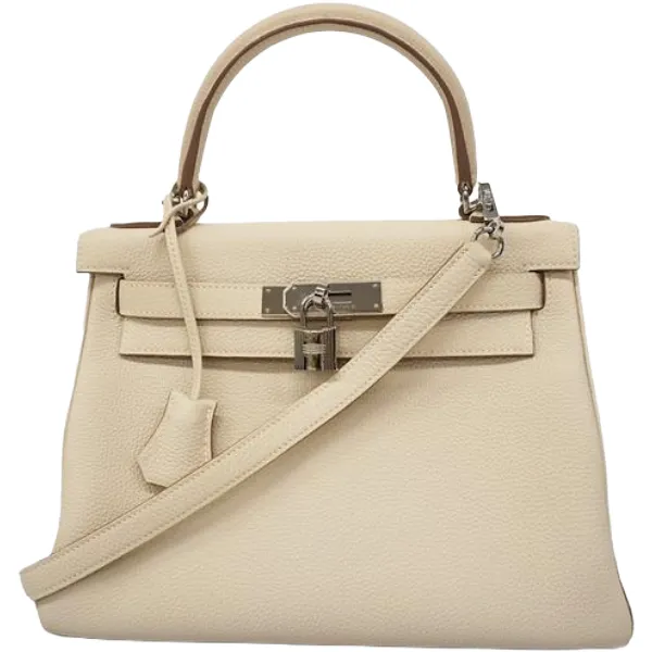 エルメス ケリー28 ハンドバッグ レザー Z刻印 シルバー金具