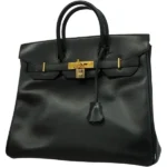 エルメス オータクロア32 ハンドバッグ レザー □H刻印 ゴールド金具