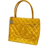 シャネル マトラッセ 復刻トート トートバッグ パテントレザー