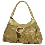 グッチ GGクリスタル アビー ハンドバッグ コーティングキャンバス