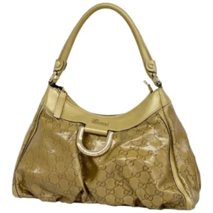 グッチ GGクリスタル アビー ハンドバッグ コーティングキャンバス