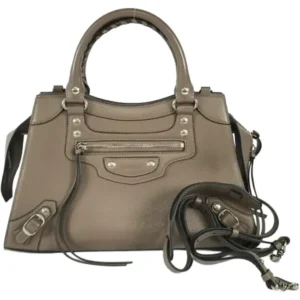 バレンシアガ シティスモール クラシック ハンドバッグ レザー