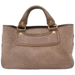 セリーヌ Cマカダム ブギーバッグ ハンドバッグ スエード