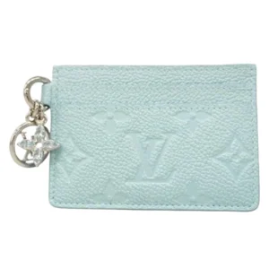 ルイ・ヴィトン モノグラムアンプラント ポルトカルトLVチャーム カードケース パスケース M82171