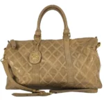 シャネル ボストンバッグ パテントレザー