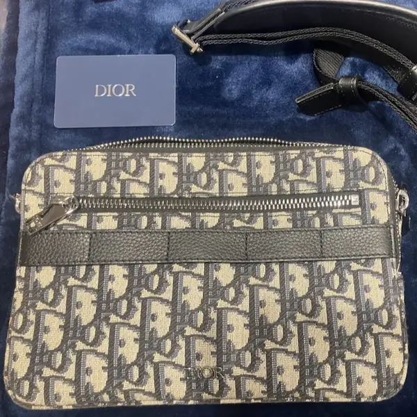ディオール　サファリ　オブリーク　ジャカード　ショルダーバッグ
