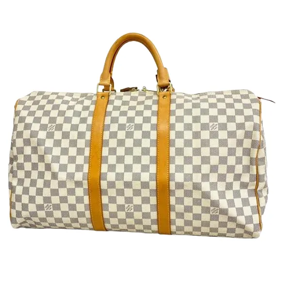 ルイ・ヴィトン ダミエアズール キーポル50 ボストンバッグ N41430