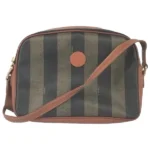 フェンディ ペカン ショルダーバッグ PVC レザー