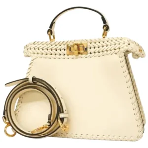 フェンディ ピーカブーアイシーユースモール ハンドバッグ レザー