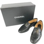 シャネル ローファー レザー