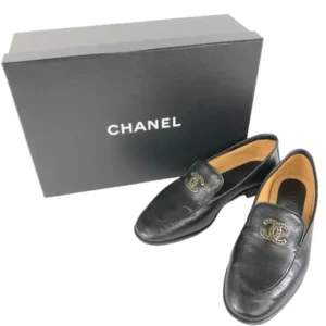 シャネル ローファー レザー