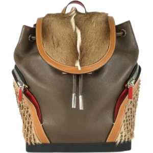 クリスチャン・ルブタン リュックサック レザー ハラコ