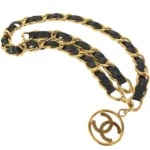 シャネル チェーンベルト GP レザー