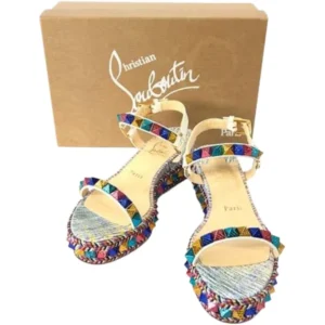 クリスチャン・ルブタン サンダル レザー