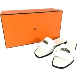 エルメス サンダル レザー