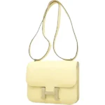 エルメス コンスタンスミニ ショルダーバッグ レザー Z刻印 シルバー金具