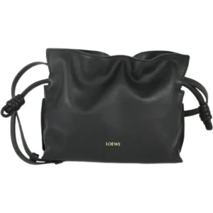 ロエベ アナグラム フラメンコクラッチミニ ショルダーバッグ レザー