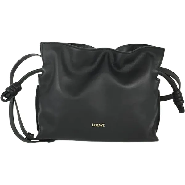 ロエベ アナグラム フラメンコクラッチミニ ショルダーバッグ レザー