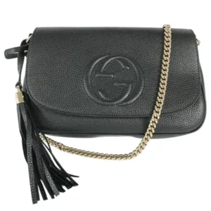 グッチ ソーホー インターロッキングG ショルダーバッグ レザー