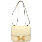 エルメス コンスタンスミニ ショルダーバッグ レザー U刻印 ゴールド金具