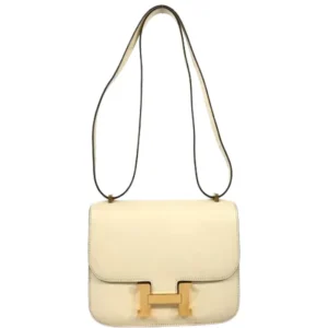 エルメス コンスタンスミニ ショルダーバッグ レザー U刻印 ゴールド金具