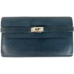 エルメス ケリーウォレットロング 財布 レザー □L刻印 シルバー金具