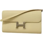 エルメス コンスタンストゥーゴー 財布 レザー U刻印 シルバー金具