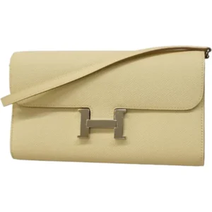 エルメス コンスタンストゥーゴー 財布 レザー U刻印 シルバー金具