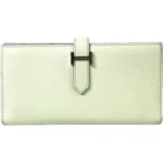 エルメス ベアンスフレ 財布 レザー C刻印 シルバー金具