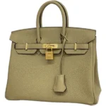 エルメス バーキン25 ハンドバッグ レザー B刻印 ゴールド金具