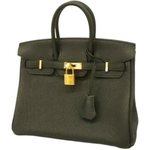 エルメス バーキン25 ハンドバッグ レザー B刻印 ゴールド金具