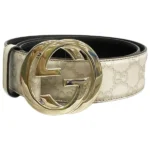 グッチ グッチシマ インターロッキングG ベルト レザー