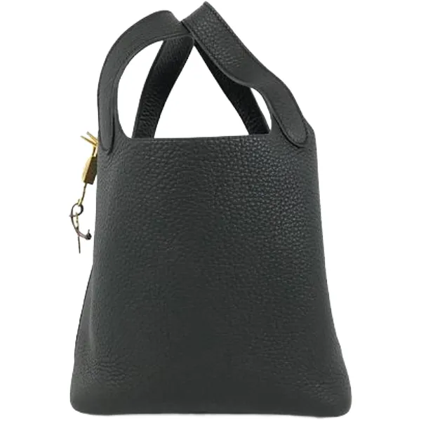 エルメス ピコタンロックPM ハンドバッグ レザー B刻印 ゴールド金具