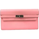 エルメス ケリーウォレット 財布 レザー シルバー金具