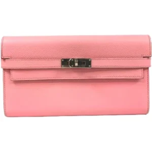 エルメス ケリーウォレット 財布 レザー シルバー金具