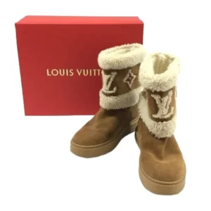 ルイ・ヴィトン ブーツ スエード ツートンカラーレディース