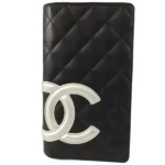 シャネル カンボン 財布 カーフスキン