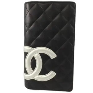 シャネル カンボン 財布 カーフスキン