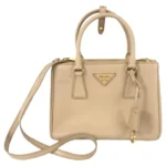 プラダ サフィアーノ ガレリアスモール ハンドバッグ レザー