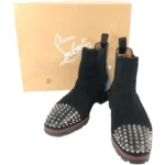 クリスチャン・ルブタン ブーツ レザー ボア