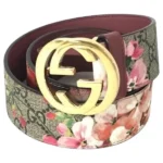 グッチ GGブルームス ベルト PVC レザー