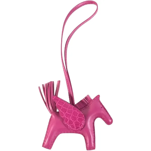 エルメス ロデオペガサスPM チャーム レザー アリゲーター W刻印