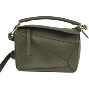 ロエベ パズルバッグスモール ハンドバッグ レザー