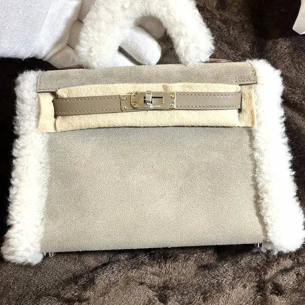 エルメス　ミニケリー　テディ　K刻印