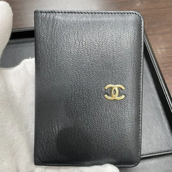 シャネル　ココマーク　レザー　カードケース