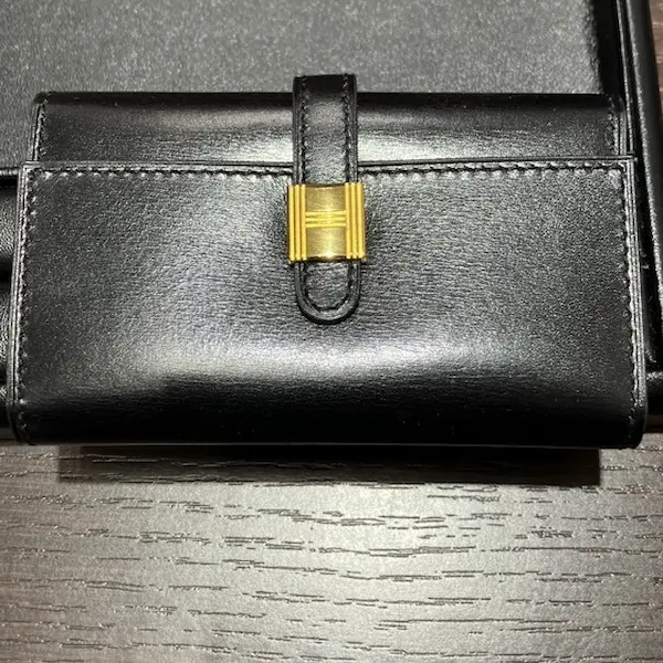 エルメス　キーケース　ボックスカーフ　ソミュールディアンヌ　ウォレット