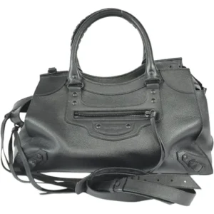 バレンシアガ ワーク クラシック ボストンバッグ レザー