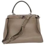 フェンディ ピーカブーレギュラー ハンドバッグ レザー