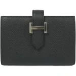 エルメス ベアンミニ コインケース レザー K刻印 シルバー金具